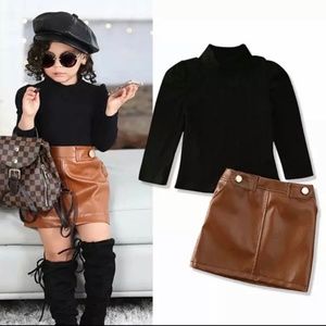 Skirt set and hat